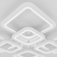 Люстра Citilux Марсель LED с пультом Белая CL232180R