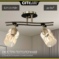 Люстра с поворотными плафонами Citilux Мерида Бронза Венге CL142124