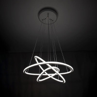 Умная подвесная люстра Citilux Неон Смарт RGB Белая CL731A330E
