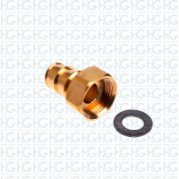 Соединитель РЕ-Х HG латунь Дн 20x3/4" НГ (QE) 1893034