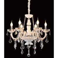 Подвесная люстра Citilux Финка стеклянная Белая CL353161