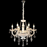 Подвесная люстра Citilux Финка стеклянная Белая CL353181