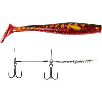 Виброхвосты Lucky John LJ 3D BBS Series GIANT KUBIRA SWIM SHAD 10.3in, 26.00/PG25, Stinger XL 140434SET-PG25