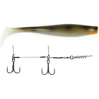 Виброхвосты Lucky John LJ 3D BBS Series GIANT KUBIRA SWIM SHAD 10.3in, 26.00/PG28, Stinger XL 140434SET-PG28