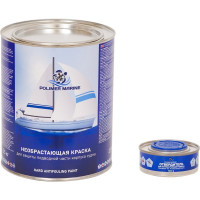 Двухкомпонентная необрастающая краска POLIMER MARINE Versatile 2к синяя, 2.5 кг 2.5КЭНВсн
