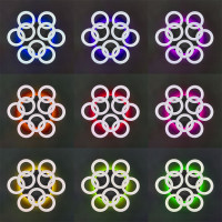 Умная люстра Citilux Паркер Смарт RGB Белая CL225A190E