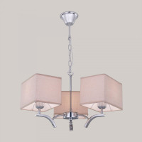 Люстра Citilux Эвора Квадро с бежевыми абажурами CL460231