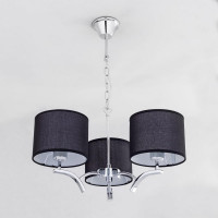 Люстра Citilux Эвора Рондо с черными абажурами CL460132