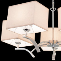 Люстра Citilux Эвора Квадро с бежевыми абажурами CL460251