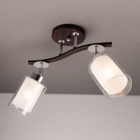 Люстра с поворотными плафонами Citilux Фортуна Венге Хром CL156122