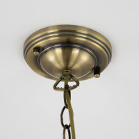 Подвесная люстра Citilux Шербург-1 витражная Бронза CL440131