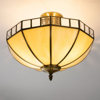 Потолочная люстра Citilux Шербург-1 витражная Бронза CL440141