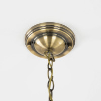 Подвесная люстра Citilux Шербург-1 витражная Бронза CL440132