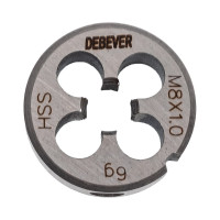 Круглая плашка Debever Machining Solutions MF8х1, HSS, DIN 223, 6g DB-4008010