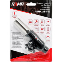 Газовая горелка на баллон ARMA с пъезоподжигом, цанговое соединение AT-900