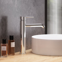 Смеситель для раковины Damixa Scandinavian Pure высокий, хром 360250000