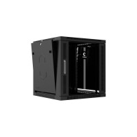 Телекоммуникационный настенный разобранный шкаф Cabeus 19" 12U цвет черный SH-05F-12U60/60-R-BK