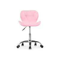 Стул Woodville Trizor whitе / pink 15337