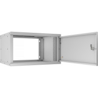 Телекоммуникационный настенный шкаф Cabeus 19" 6U, серия LIGHT разборный, цвет серый WSC-05D-6U55/45m