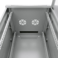 Телекоммуникационный настенный шкаф Cabeus 19" 9U цвет серый SH-05F-9U60/45m