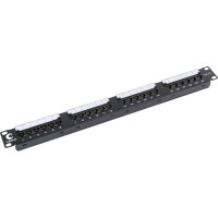 Патч-панель Cabeus IDC 19" (1U), 24 порта RJ-45, категория 5e, Dual IDC, с задним кабельным организатором, new PL2-24-Cat.5e-Dual