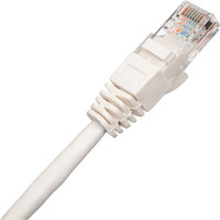 Неэкранированный патч-корд Cabeus U/UTP, категория 5е, 2xRJ45/8p8c, белый, PVC, 0.5м PC-UTP-RJ45-Cat.5e-0.5m-WH