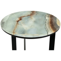 Журнальный стол Woodville Роб D-450 мрамор голубой 462094