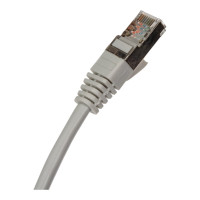 Экранированный патч-корд Cabeus F/UTP, категория 5е, 2xRJ45/8p8c, серый, PVC, 3м PC-FTP-RJ45-Cat.5e-3m