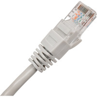 Неэкранированный патч-корд Cabeus U/UTP, категория 5е, 2xRJ45/8p8c, серый, PVC, 0.3м PC-UTP-RJ45-Cat.5e-0.3m