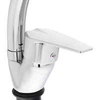 Смеситель для кухни СоюзКран высокий излив 25см, керам. картридж 40мм, хром, SK01-C112 566-389