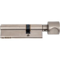 Цилиндровый механизм с вертушкой KALE KILIT 164 OBS SCE/91, 55x10x26 мм, никель, 5 кл. 45269