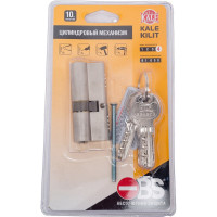 Цилиндровый механизм KALE KILIT 164 OBS SNE/71, 26x10x35 мм, никель, 5 кл. 45207