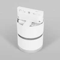 Светодиодный однофазный светильник Elektrostandard impact 10w 4200к белый матовый/серебро a062872