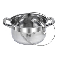 Кастрюля с крышкой RESTO 18х10см, 2.6л / 6 92002