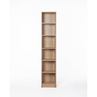 Стеллаж Гуд ЛАКК Варма 6 полок, 38x198x28, шпон дуб, беленый S00340