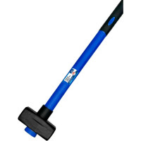 Кувалда vertextools 3000 г, фибергласовая обрезиненная рукоятка 10-12-3000