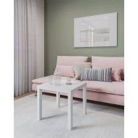 Журнальный стол Гуд ЛАКК Энкель, 50x50x45, белый S00111