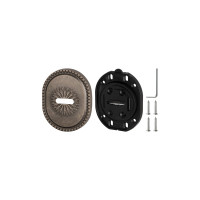 Накладка на сувальдный замок ARMADILLO ESC.S-auto.CL/OV (PS-DEC CL) AS-9 античное серебро 34931