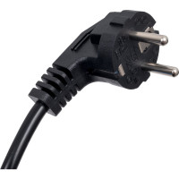 Кабель питания GoPower евровилка cee 7/7-c13 (f) 1.8м пвх 0.75мм черный 00-00024054