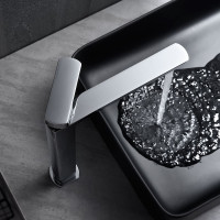 Смеситель для накладной раковины VINCEA Next однорычажный, хром VBF-1N2CH