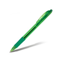 Автоматическая шариковая ручка Pentel Fine Line d 0.7 мм 12 шт BK417-D зеленые чернила 671346