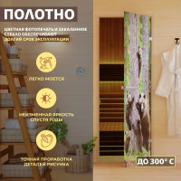 Дверь для бани DoorWood фотопечать, рисунок а064, 2000x800 мм УТ-00014675