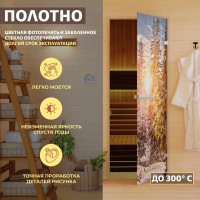 Дверь для бани DoorWood фотопечать, рисунок а093, 2000x800 мм УТ-00014679