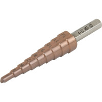 Сверло ступенчатое с прямой канавкой, 4-12 мм, 5 ступеней, HSS-Co DeBever Machining Solutions DB-CT4125