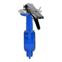 Дисковый поворотный затвор DN.ru WCB-316L-VITON Ду65 Ру16 с рукояткой D050-06606