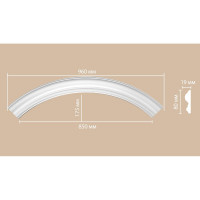 Радиус круга 1/4 Decomaster (Rнар. 680|Rвн. 600 мм) 897617-120