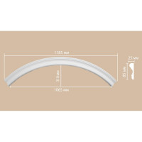 Радиус круга 1/4 Decomaster (Rнар. 835|Rвн. 750 мм) 897174-150