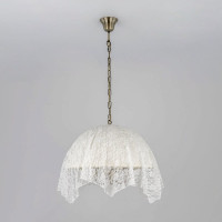 Подвесная люстра Citilux Базель с абажуром Кружево CL407134