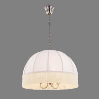 Подвесная люстра Citilux Базель с бежевым абажуром CL407131