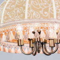 Люстра Citilux Базель с абажуром Вышивка CL407155